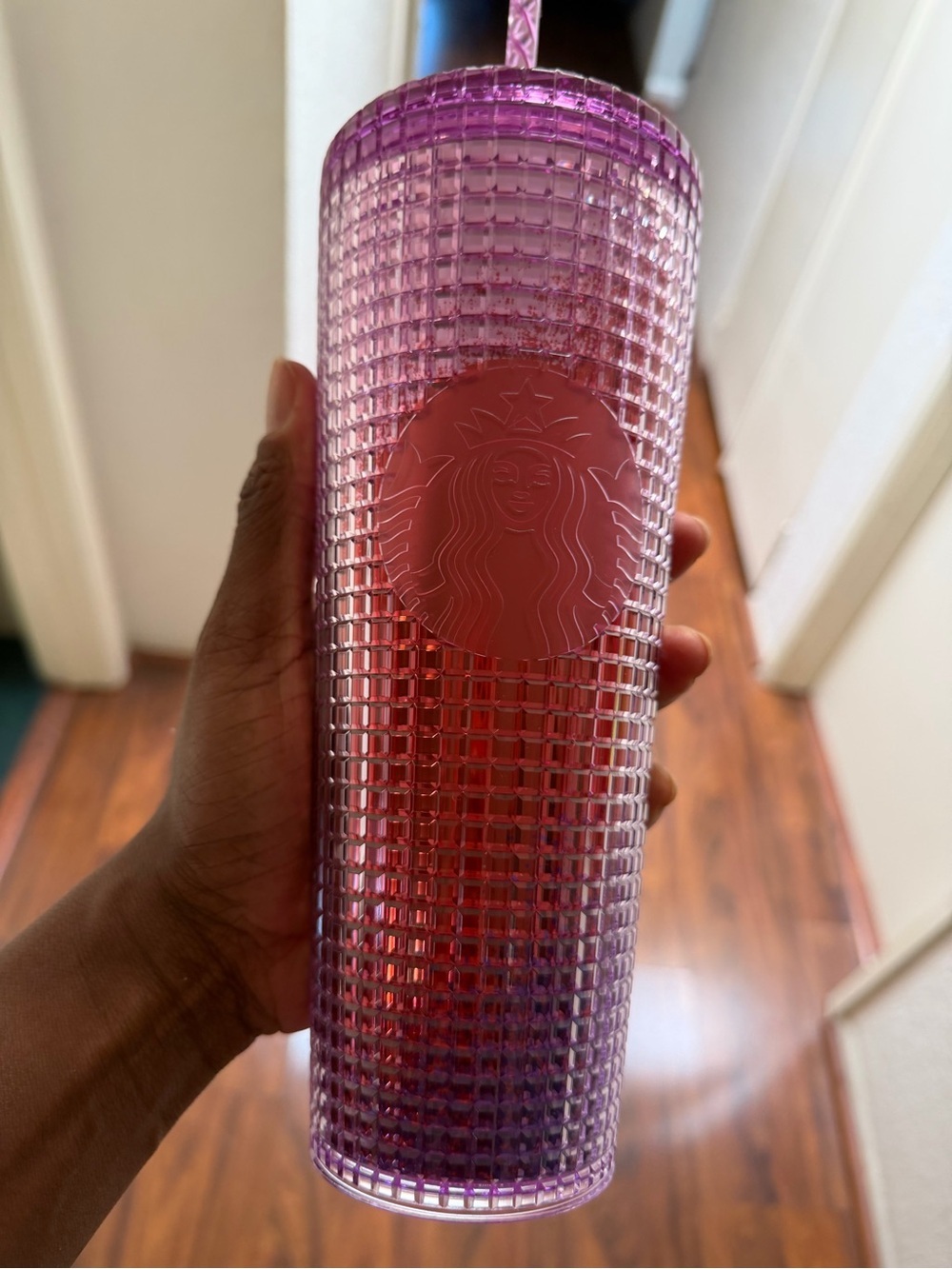Starbucks Purple Pink Ombre Studded Tumbler 24 oz NWT